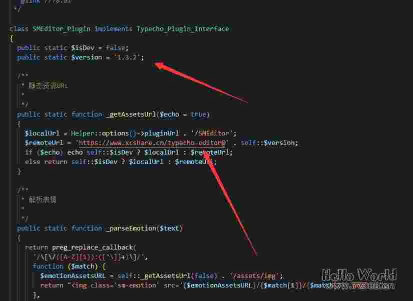 Typecho 编辑器扩展插件 SMEditor 添加新功能