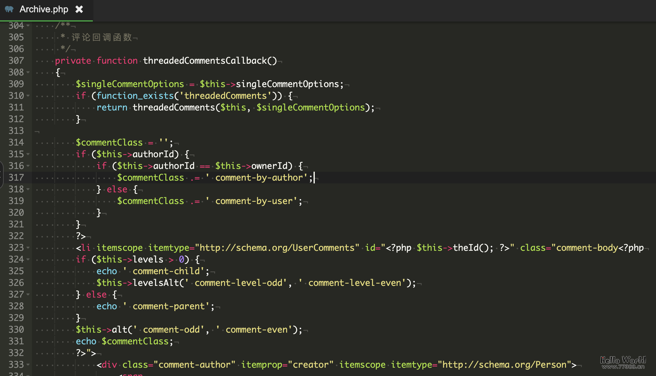 Typecho 修改源码实现前台删除评论功能
