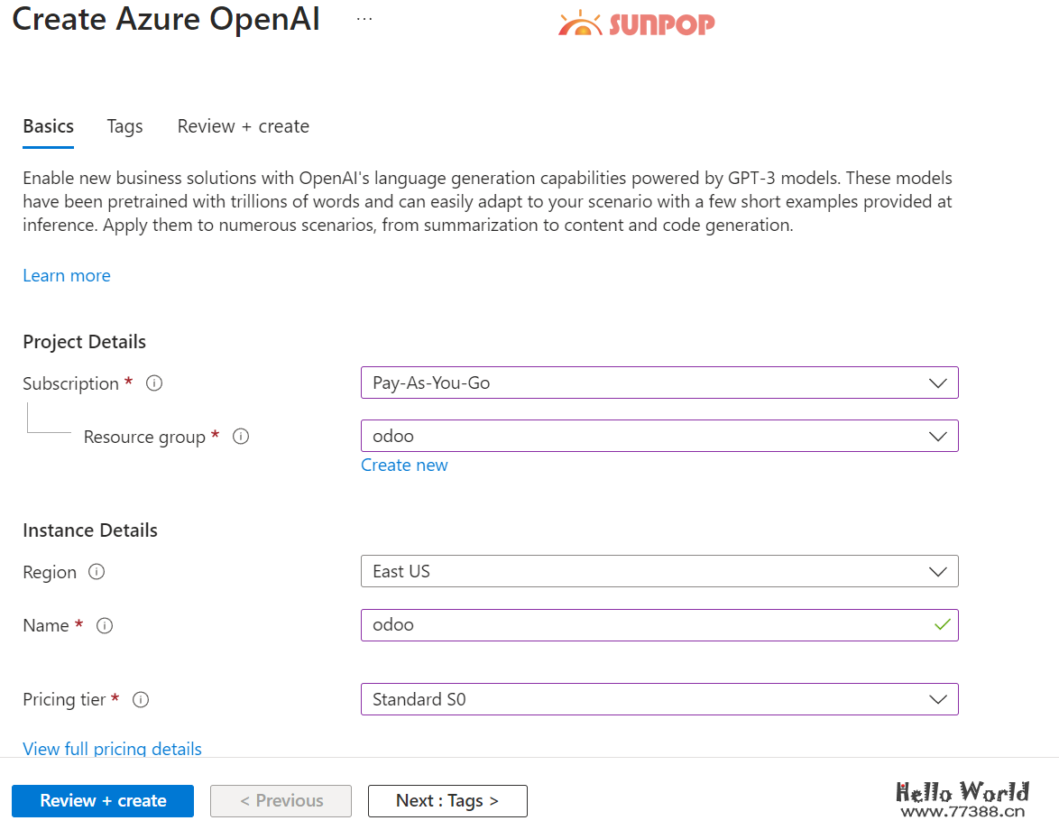chatgpt中国区免费1年使用攻略，微软Azure云openai详细api注册申请图文教程，整合odoo AiCenter