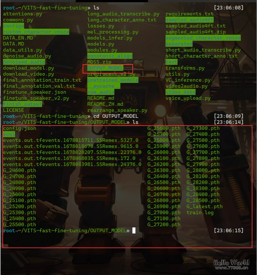 实战：MOSS的语音合成训练