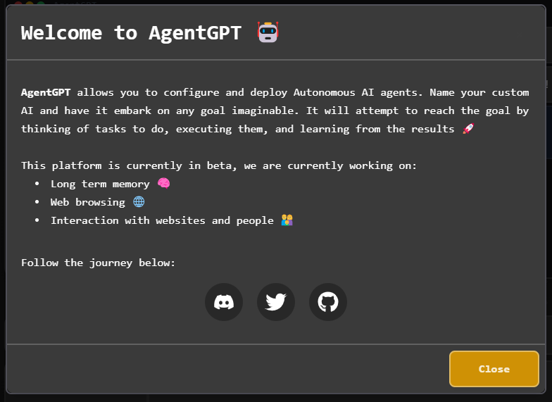AgentGPT注册使用教程
