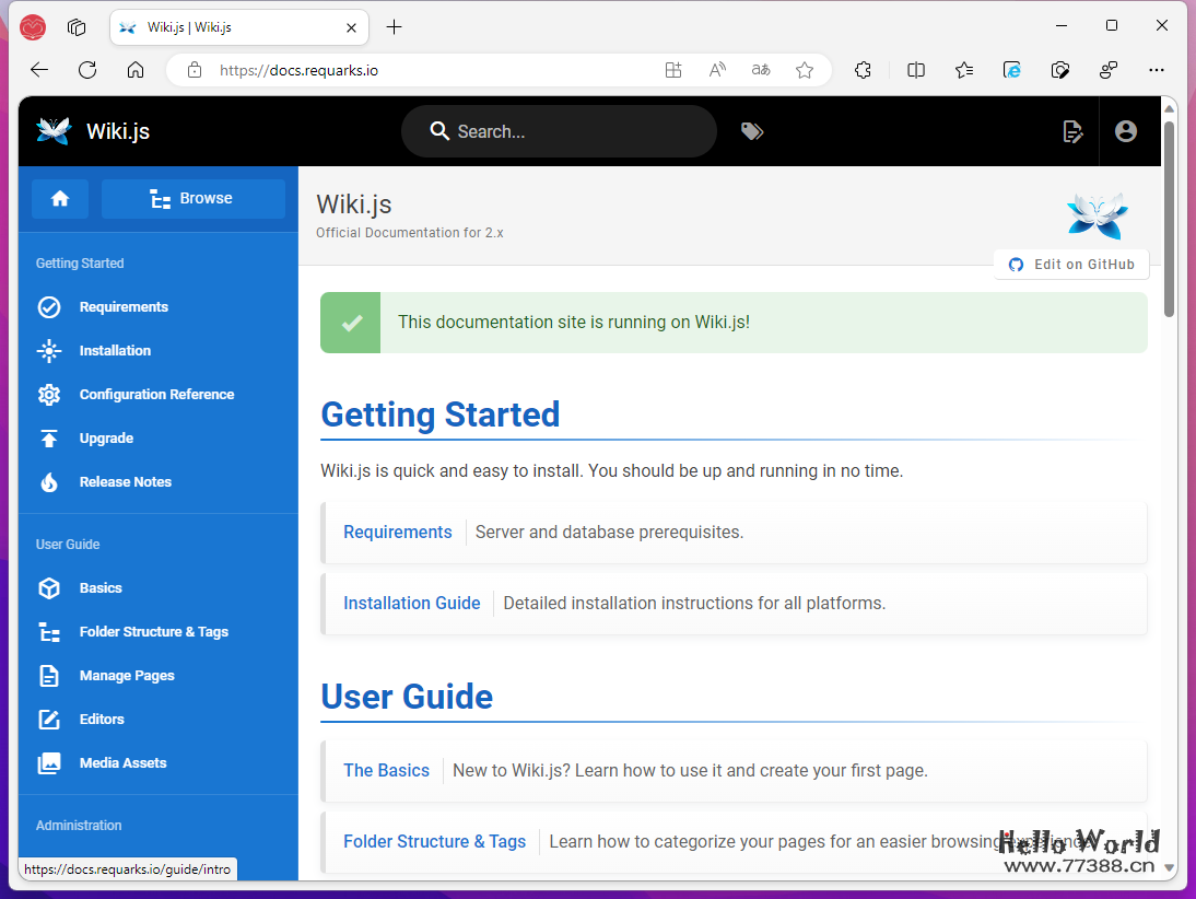 搭建一套wiki系统仅需要一个JS文件搞定！