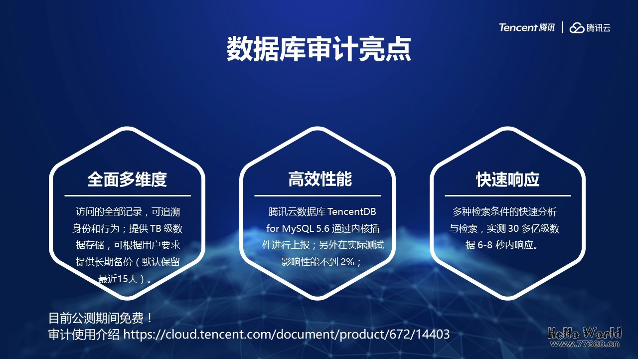 5分钟学会如何玩转云数据库组件(迁移，审计，订阅）