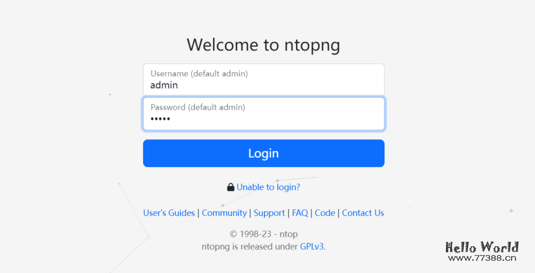 基于web的网络流量分析工具NTPONG及使用