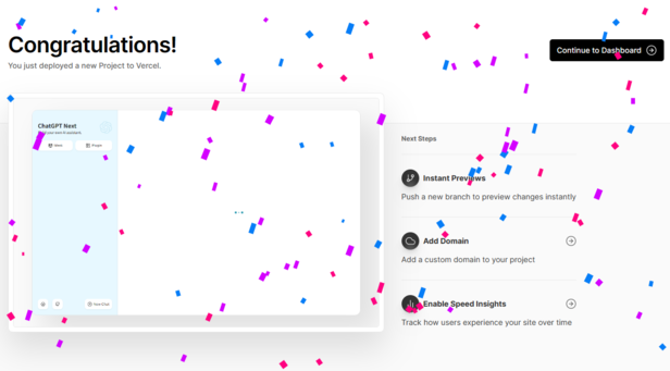 无需云服务器部署你的ChatGPT Web网站