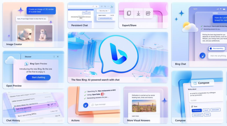 微软Bing突然全面开放插件系统，文生图原生支持中文