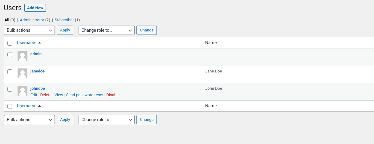 WordPress 禁止用户登录插件：FS Disable Users