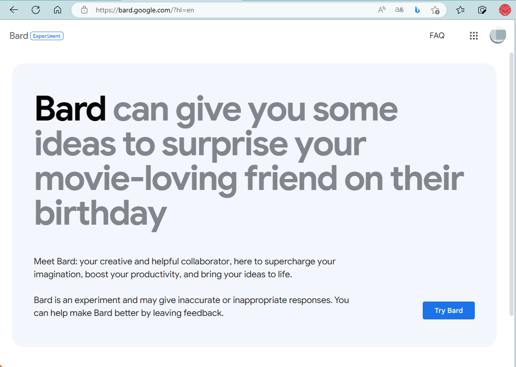 Google AI Bard初体验：无需等待，直接可以使用