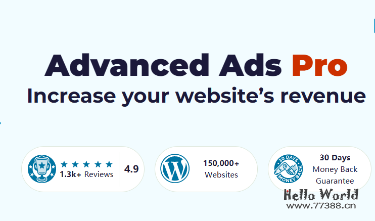WordPress广告管理插件：Advanced Ads Pro插件下载