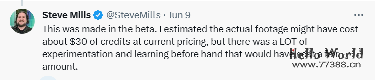 AI 工具上线：免费一键生成「大片」