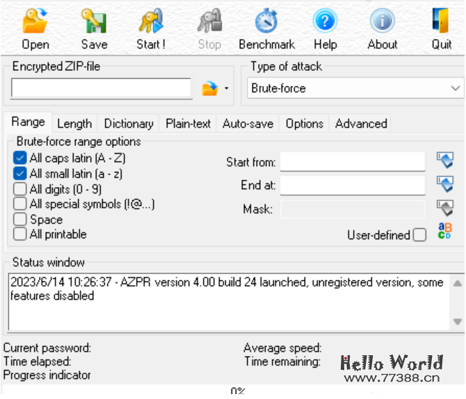 如何解密恢复zip压缩文件密码？