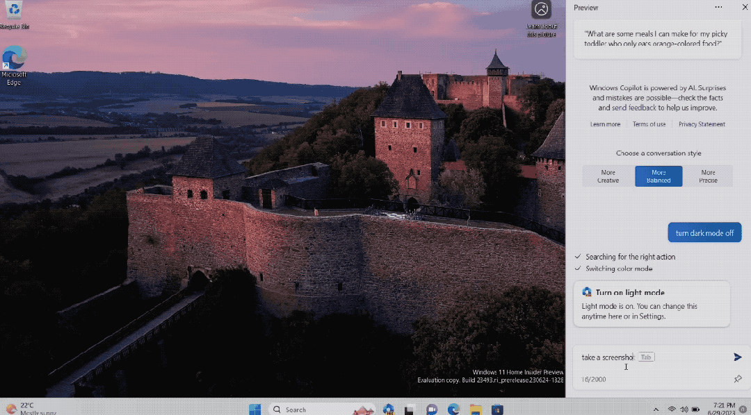 Windows 11 大更新！Copilot 终于来临， 全面接入 GPT-4｜附更新链接